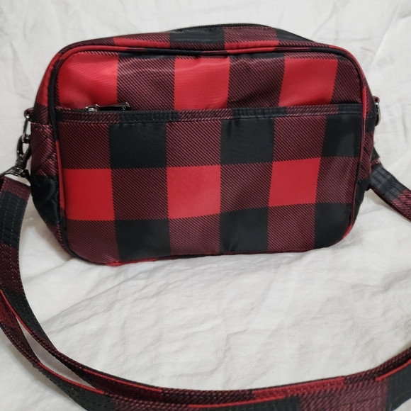 ❗SOLD❗Lug Carousel XL Crossbody Bag in Buffalo Check Red - Picture 8 of 8